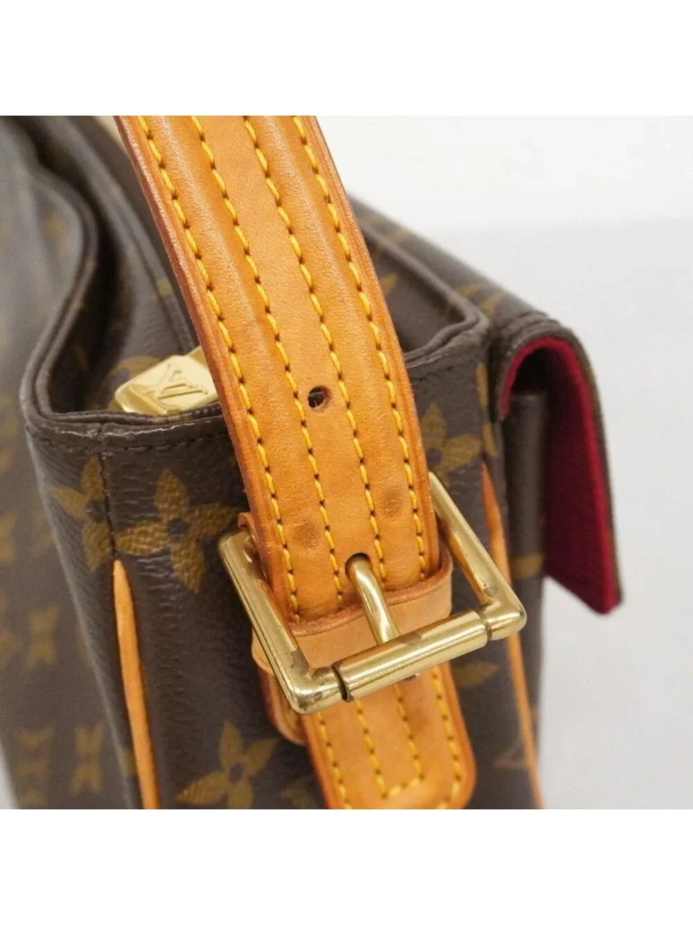 ★SOLD★ Louis Vuitton Shoulder Bag Monogram Viva Cite MM Brown - Picture 8 of 10